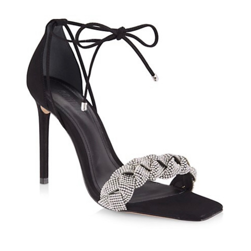 Schultz Alissa Embellished Nubuck Sandals